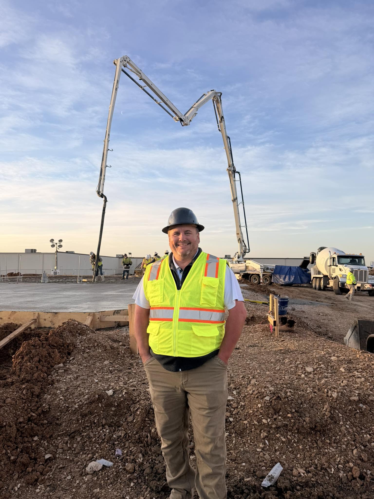 Brian Travis, owner of BT Contracting Services, on a job site
